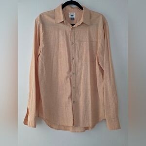 Old Navy Tan Casual Button Down Shirt